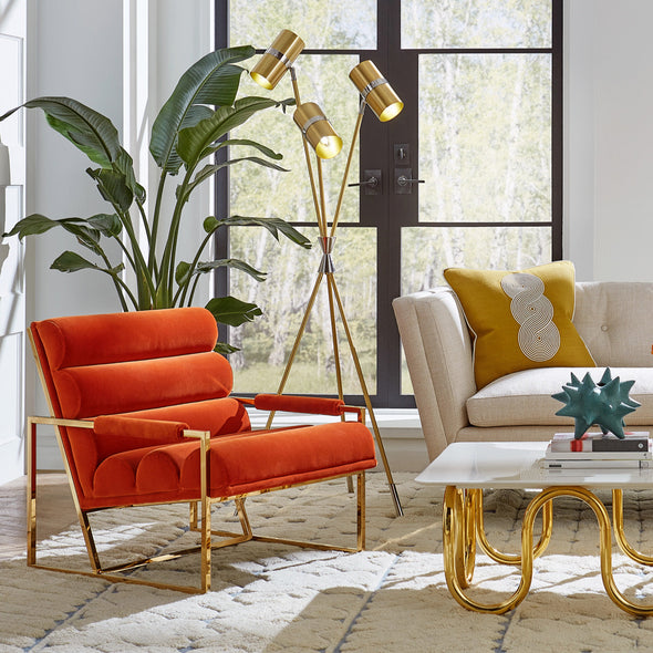 Channeled Goldfinger Lounge Chair