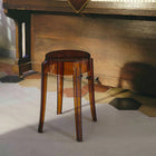Charles Ghost Transparent Stool (Set of 2)