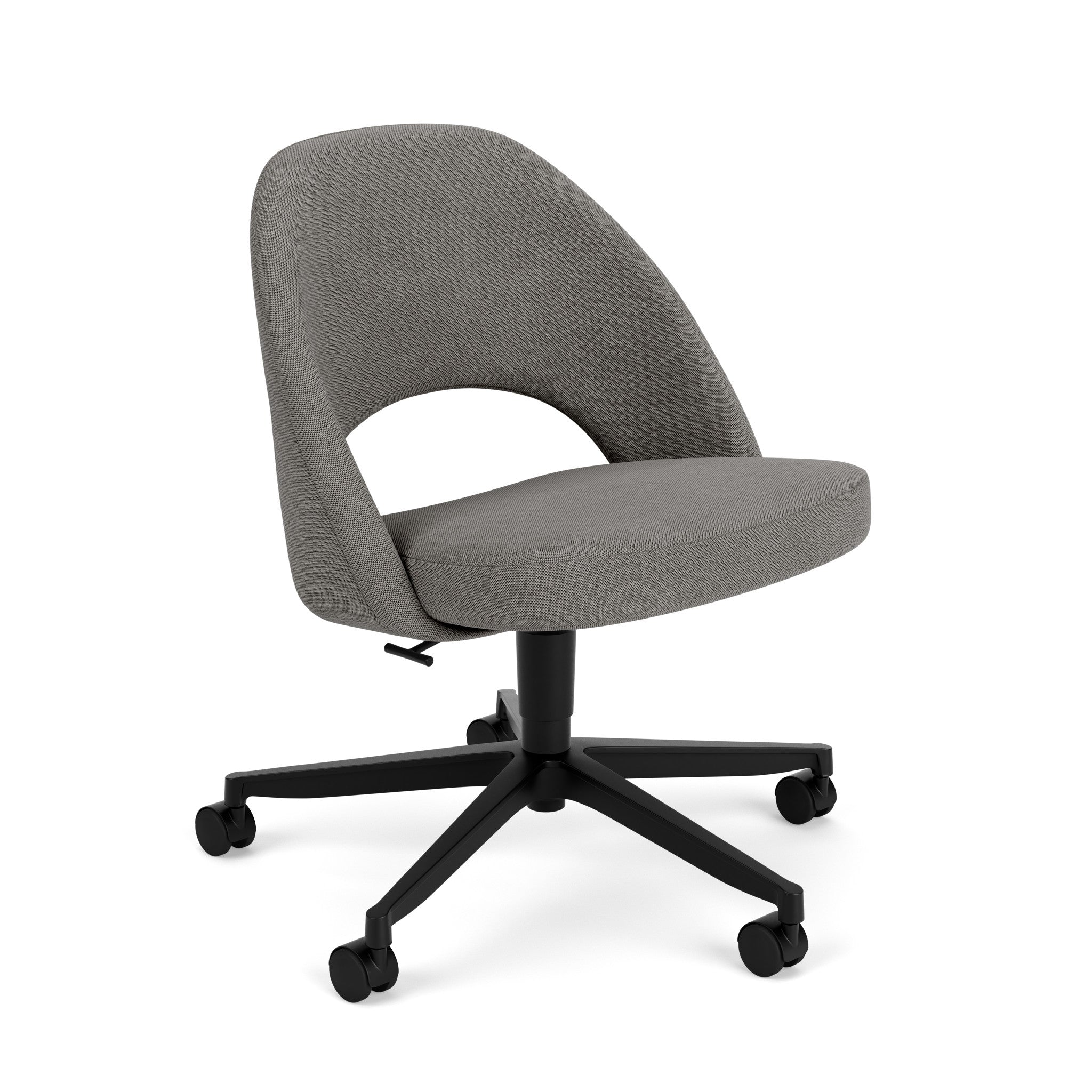 Verplaatsbaar rekenkundig geluk Knoll Saarinen Executive Side Chair 5-Star Base with Castors - 2Modern
