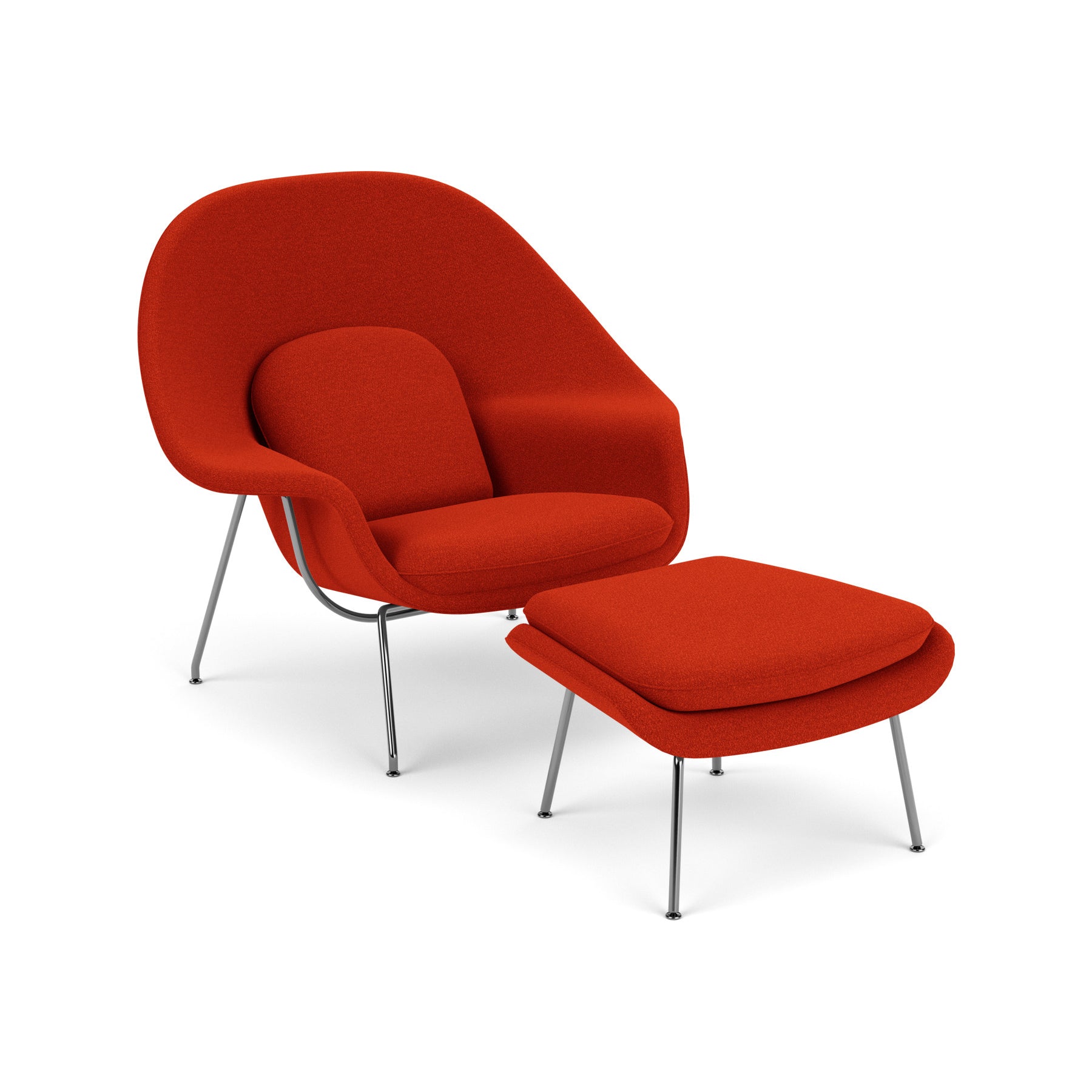 Knoll Saarinen Womb Chair and Ottoman 2Modern