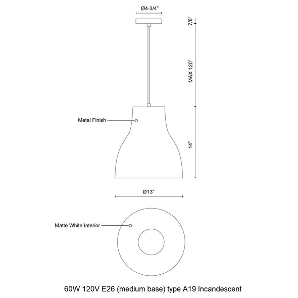 Cradle Pendant Light