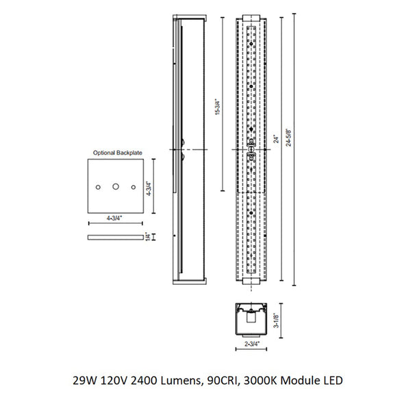 Latitude Bathroom Vanity Light