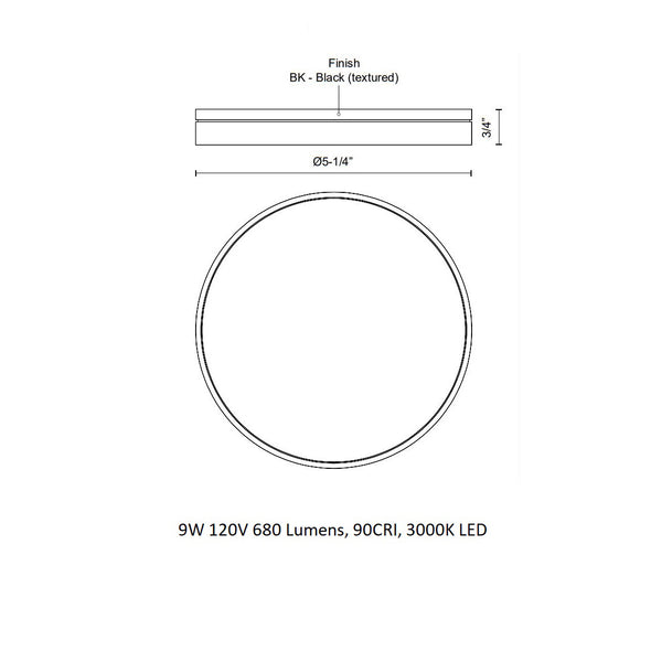 Novel Flush Mount