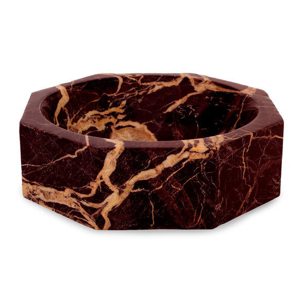 Modernist Octagonal Marble Bowl