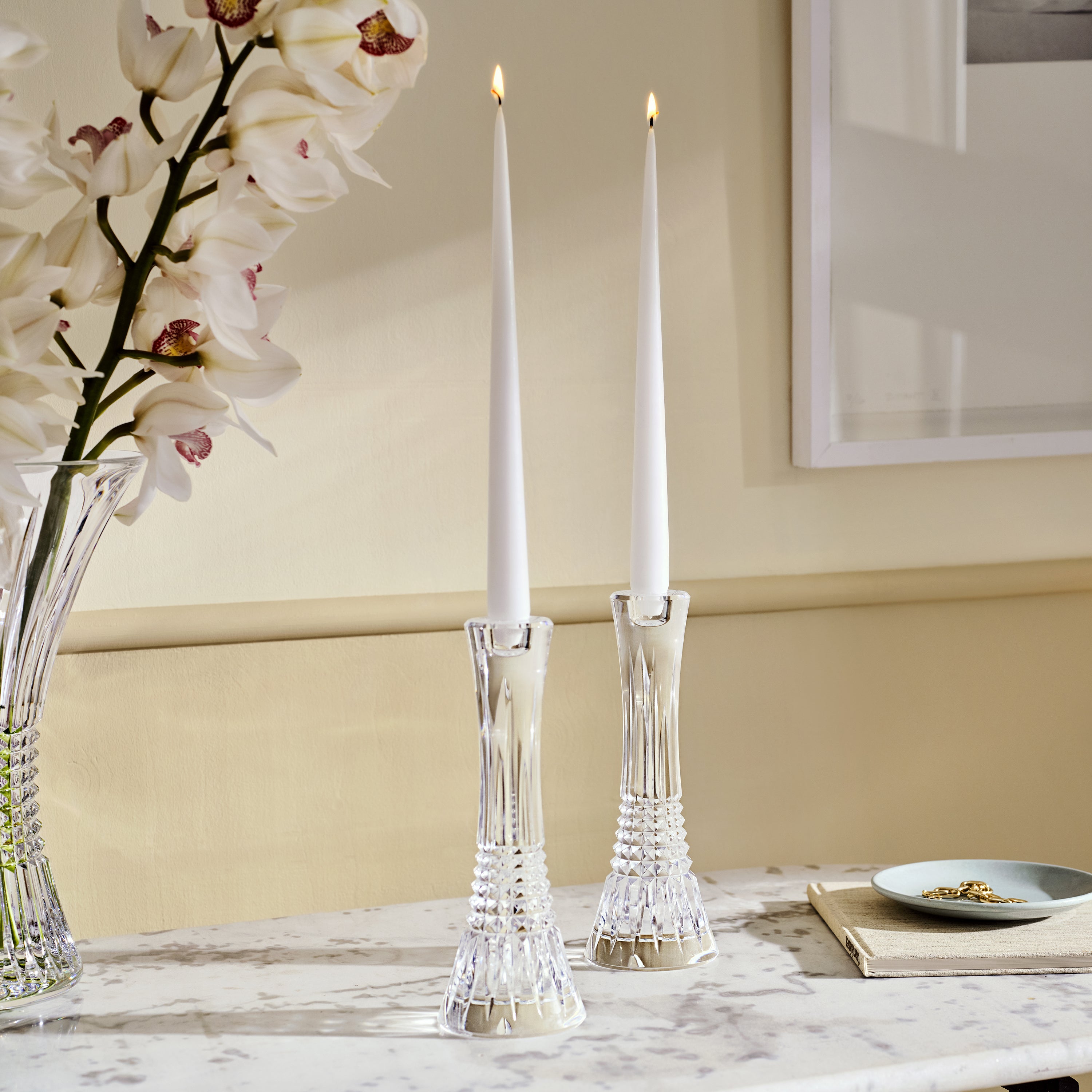 Waterford Lismore Diamond Candlestick (Set of 2) - 2Modern