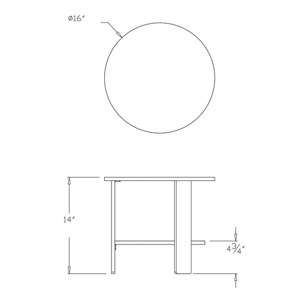 Lollygagger Round Side Table