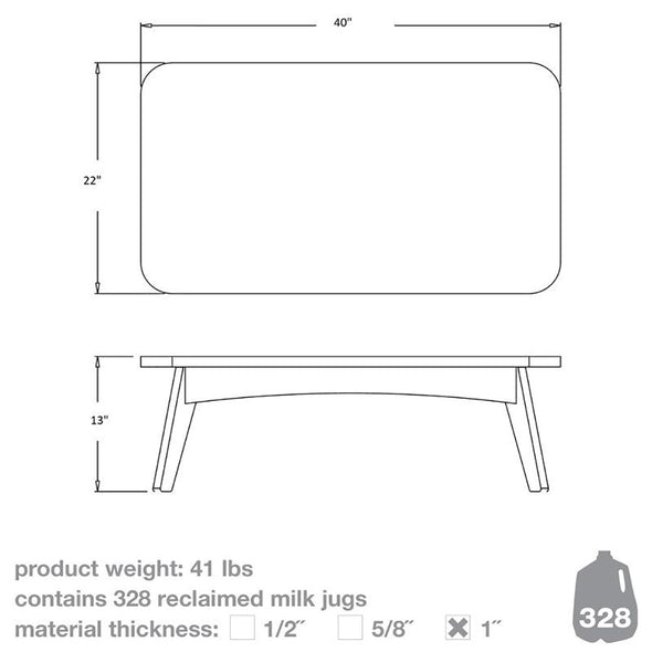 Satellite Rectangular Cocktail Table