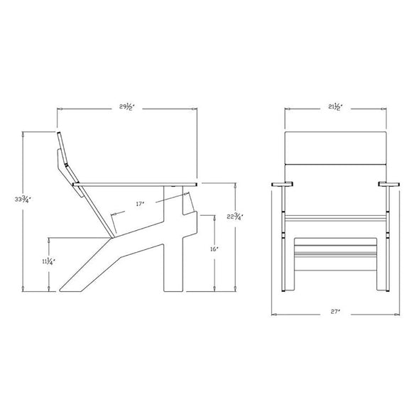 Tall Lollygagger Lounge Chair