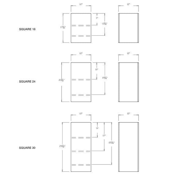Tessellate Square Planter