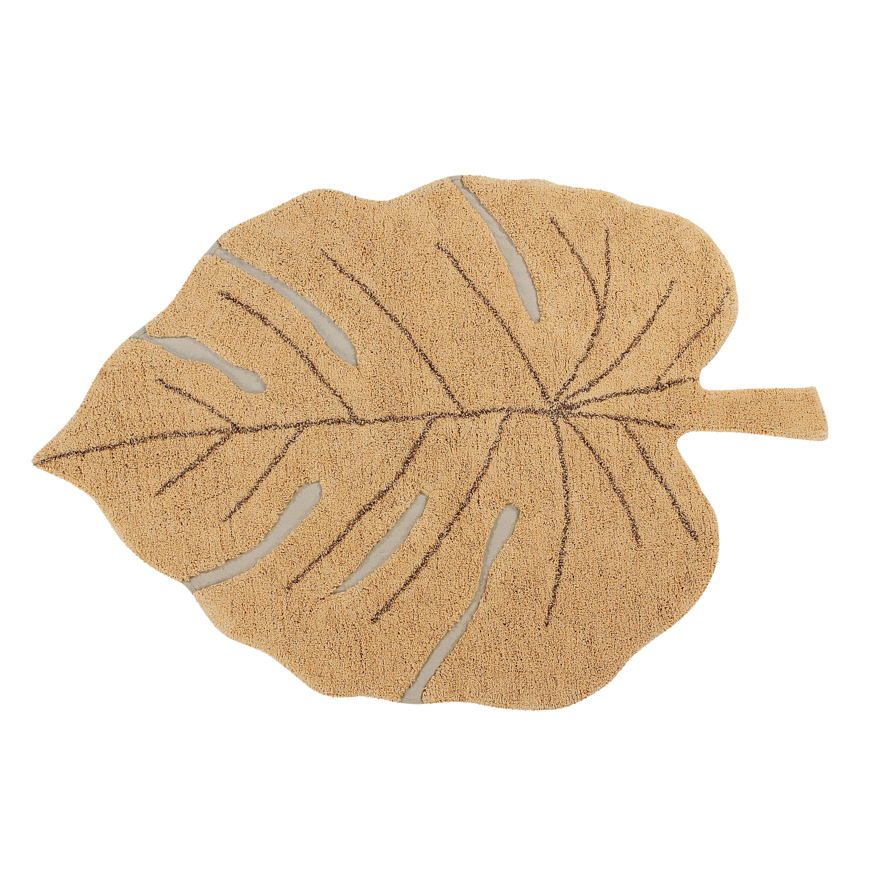 Lorena Canals Monstera Washable Rug Olive