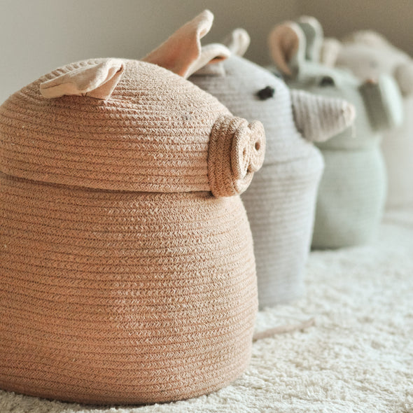 Peggy the Pig Basket