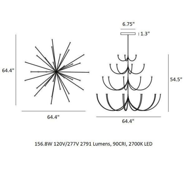 Arca Multi-Tier Chandelier