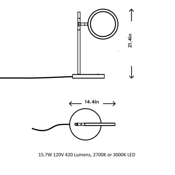 Discus Table Lamp