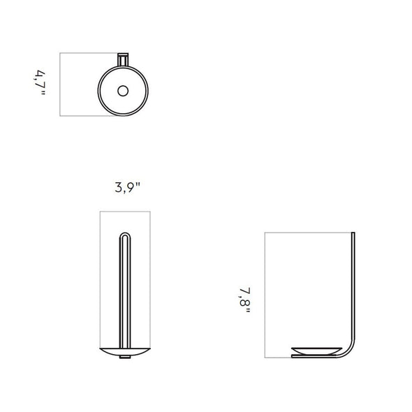 Clip Wall Candle Holder
