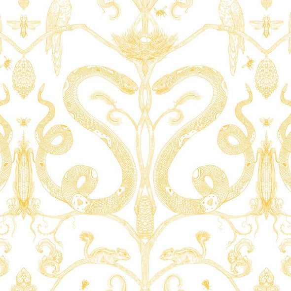 Snake Party Wallpaper Sample Swatch