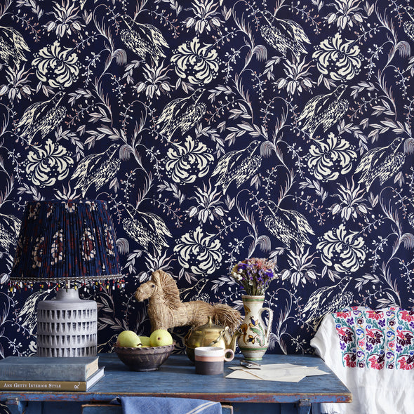 Folk Embroidery Wallpaper
