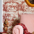 Grand Prix Toile Wallpaper