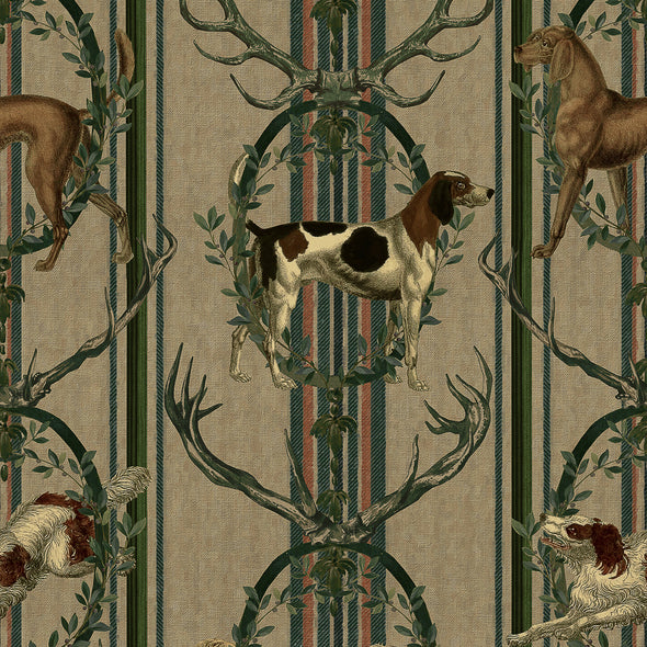 Mountain Dogs Wallpaper Sample Swatch