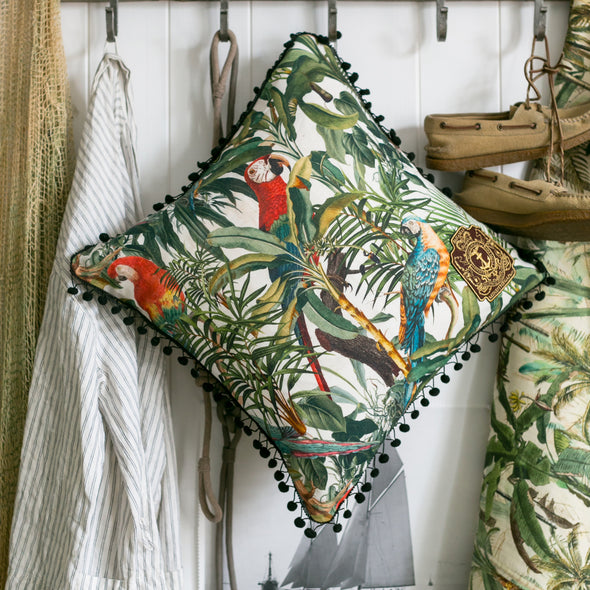 Parrots of Brasil Pillow