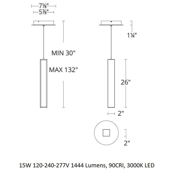 Chaos LED Pendant Light