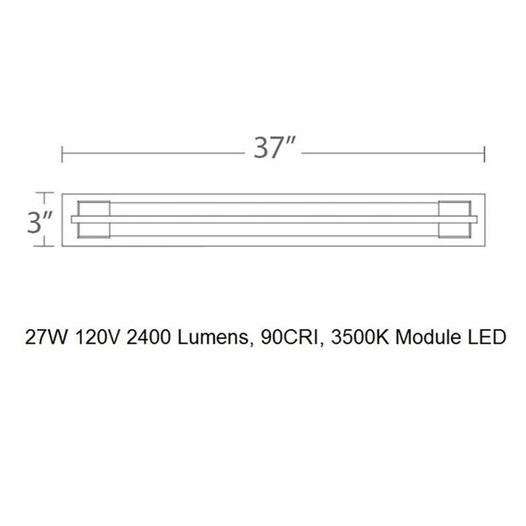 Ice LED Bathroom Vanity / Wall Light