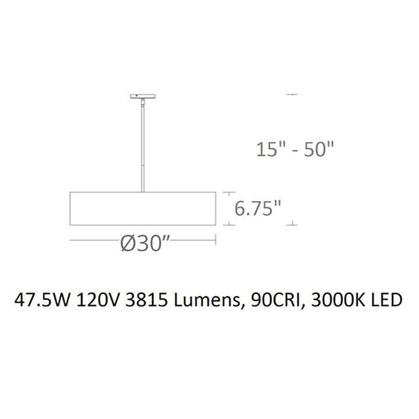 Metropolis LED Pendant Light