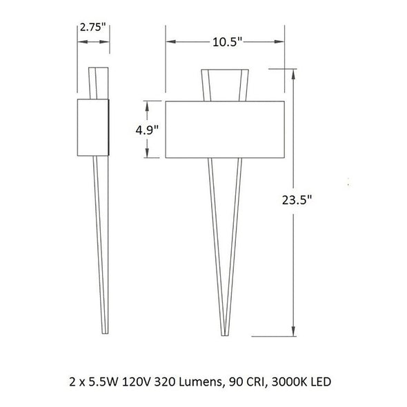 Palladian Bathroom Vanity Wall Light