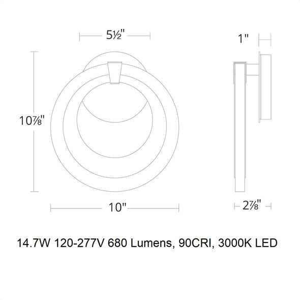 Serenity LED Wall Sconce