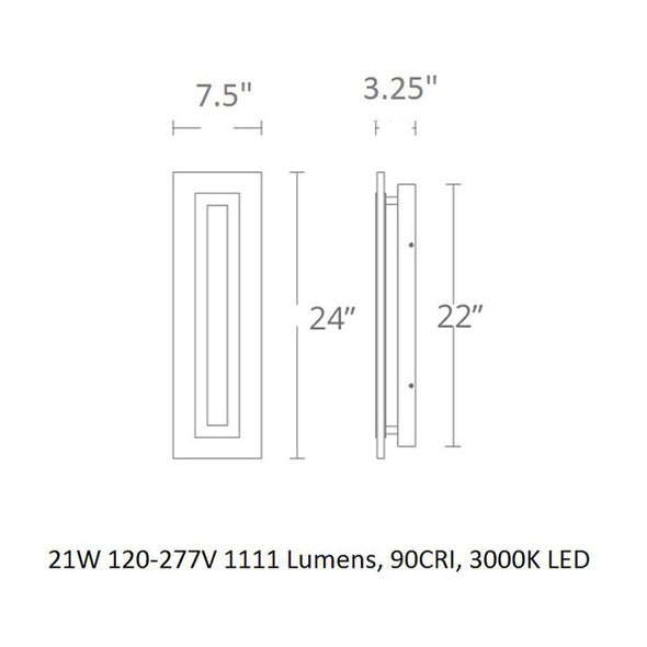 Shadow LED Wall Light