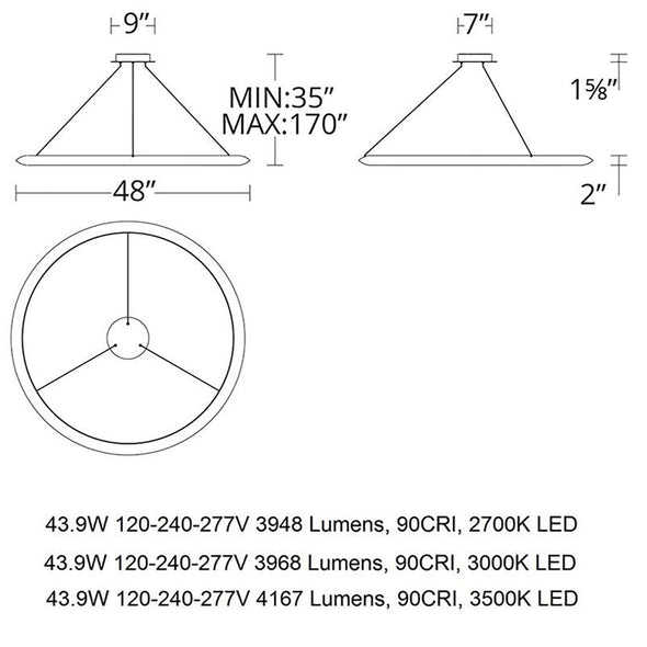 The Ring LED Chandelier