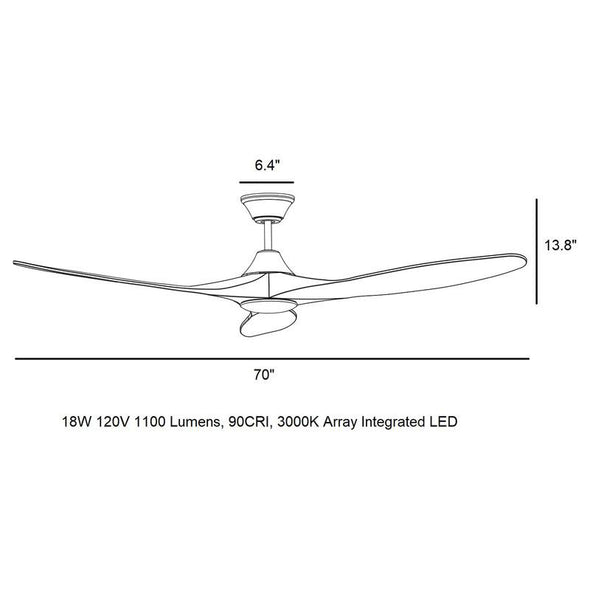 Maverick Max LED Ceiling Fan