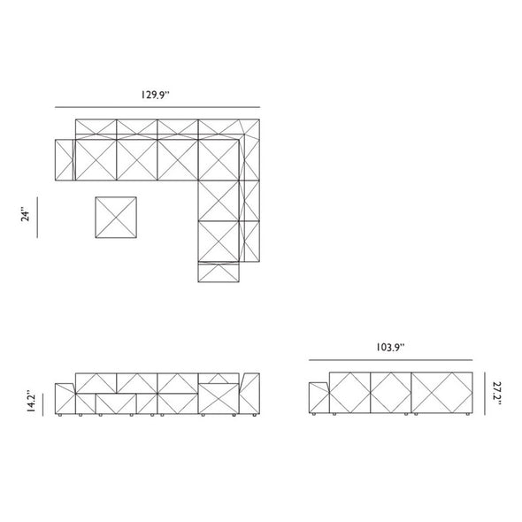 BFF Corner Module Sofa