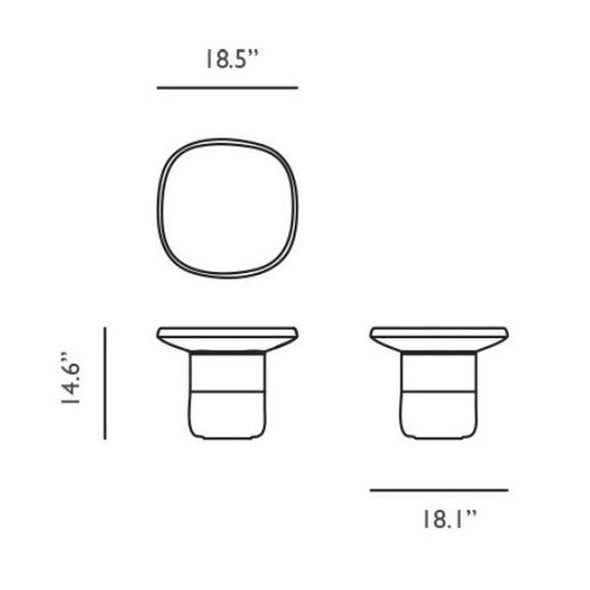 Obon Square Side Table