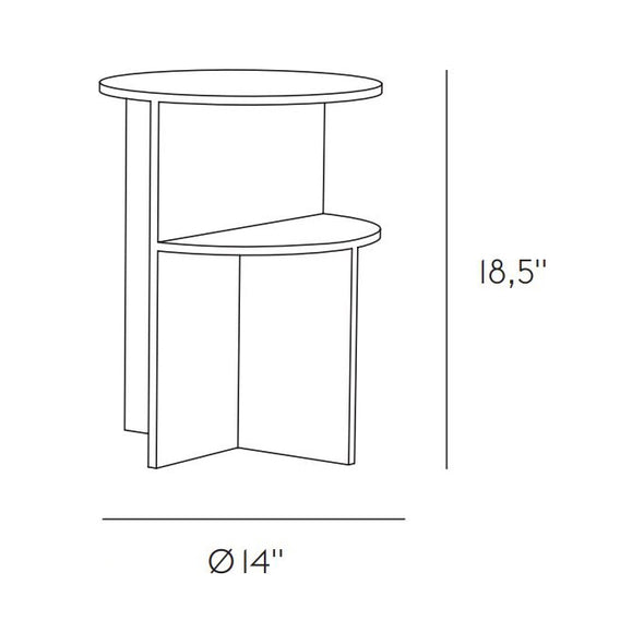 Halves Side Table