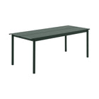 Linear Steel Outdoor Table