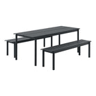 Linear Steel Outdoor Table