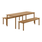 Linear Steel Outdoor Table
