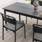 Linear Steel Outdoor Table
