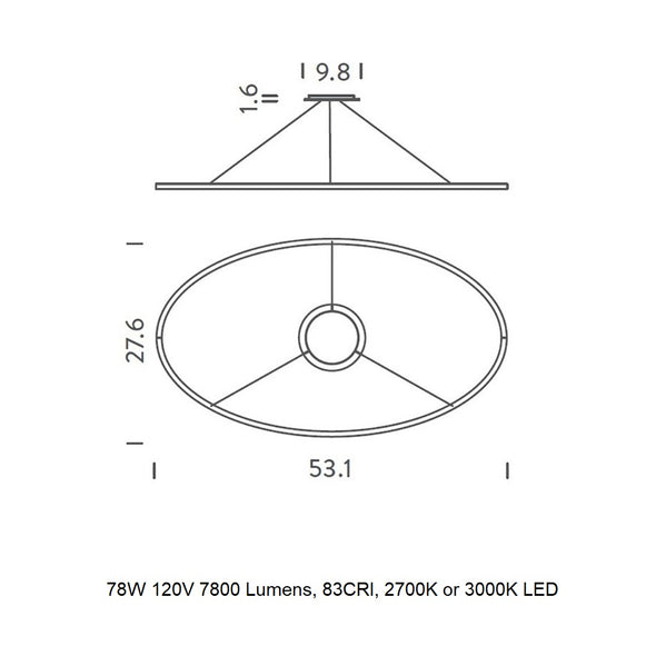 Ellisse Major Pendant Light