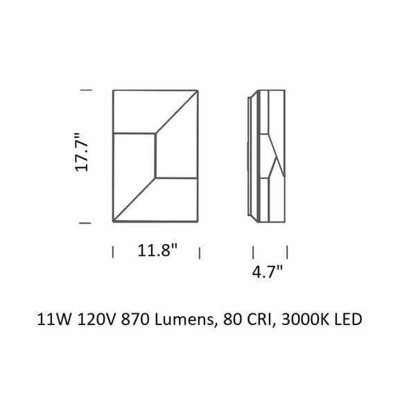 Medium Shadows Wall Light