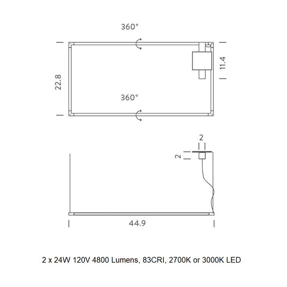 Spigolo Horizontal Pendant Light