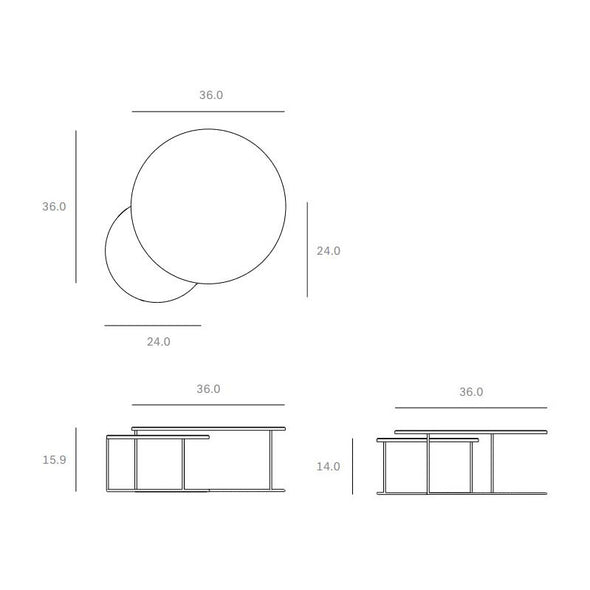 Nesting Coffee Table (Set of 2)