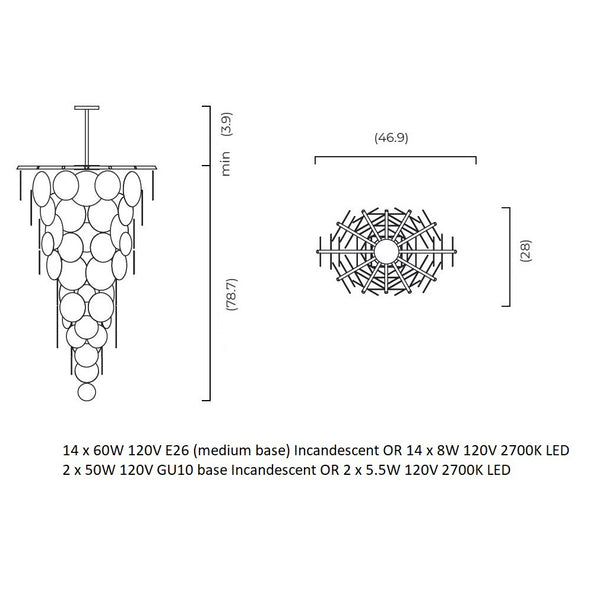 Nimbus Cascade Chandelier