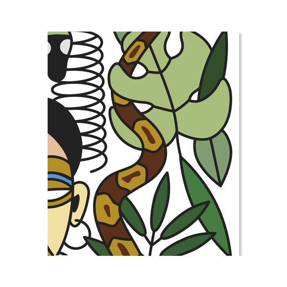 Archives l’Afrique Wallpaper Sample Swatch