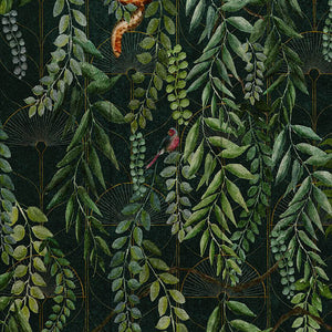 Art Deco Jungle Wallpaper Sample Swatch