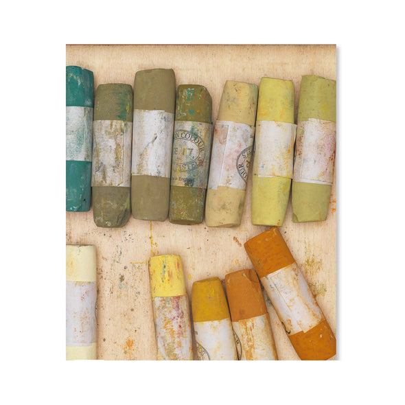 Colored Chalk Wallpaper Sample Swatch