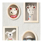 Crochet Animals Wallpaper Sample Swatch