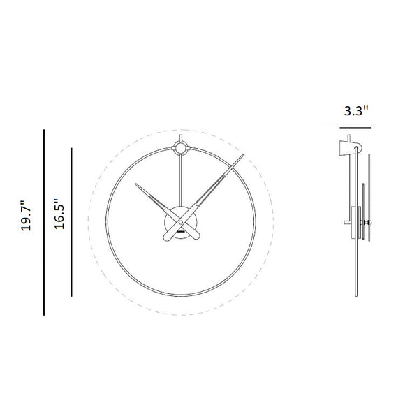 Micro Anda Wall Clock