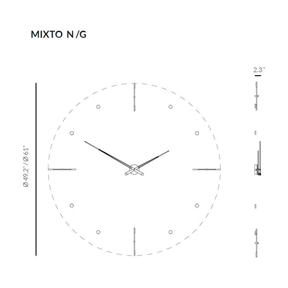 Mixto Wall Clock