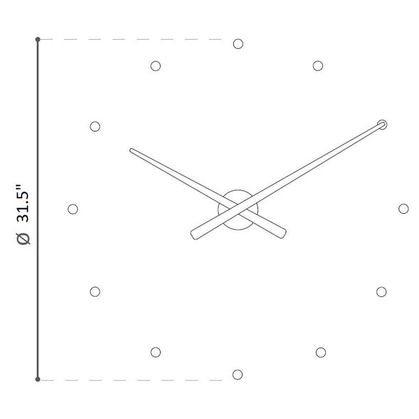 OJ Numbers Clock